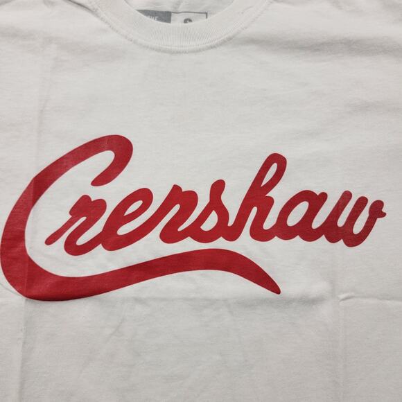 The Marathon Clothing Shirt Mens Small White Crenshaw Script Tee TMC Graphic - Picture 4 of 8